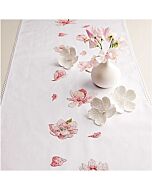 Voorbedrukte loper magnolia om te borduren 40X150cm Rico design 67396.54.18