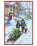 Dimensions  borduurpakket Kersttraditie om te borduren 70-08960