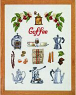 Permin borduurpakket Koffie Tijd 70-1481 telpatroon