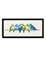 Borduurpakket parkieten van Permin  92-2442