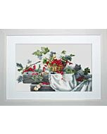 borduurpakket telpatroon  Red currants van Luca-s 