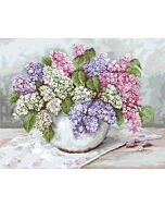 Borduurpakket Lilacs om te borduren van Luca-s  ba2326