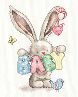 Borty Treads borduurpakket geboorte baby Bebunni xbb20