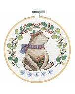 DMC borduurpakket  folk bear incl borduurring