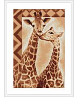  Borduurpakket Giraffes om te borduren van Luca-s b2216