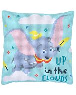 Borduurpakket kruissteekkussen Dumbo Up in the clouds van Vervaco pn-0176217