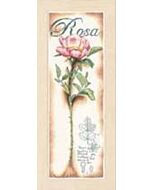 lanarte pn-0154334 roos op linnen