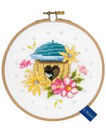 Borduurpakket  nestkastje incl borduurring vervaco pn-0151943