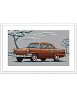  Borduurpakket Retro cars auto om te borduren van Luca-s b2234