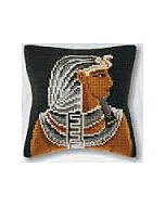 Borduurpakket voorbedrukt kruissteekkussen  egyptische man 