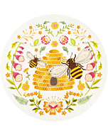 Bothy Threads vrij borduren paket Folk Bees EKP01 voorbedrukt borduren