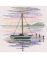 Bothy Threads borduurpakket sailing boat MIN11 telpatroon