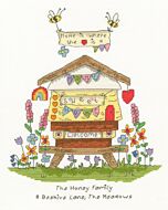 Bothy Threads borduurpakket Bee home XETE12 telpatroon