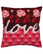oorbedrukt kruissteek Kussenpakket Home Collection d'Art 5332