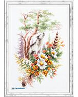 Borduurpakket  Zomer Bosgeest Magic Needle met telpatroon.