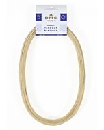 DMC borduurring ovaal hout 12,5x20cm