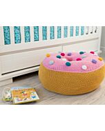 Gratis patroon Donut kussen haken van Durable Cosy en Cosy Fine