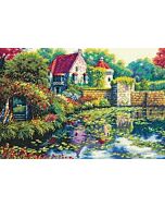 Borduurpakket English castle,70-35326,Dimensions gold collection