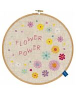 flower power incl borduurring vervaco pn-0154956