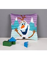 Borduurpakket spansteekkussen olaf's frozen adventure Vervaco pn-0169170