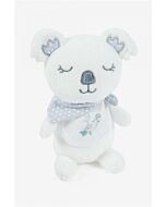 Knuffel koala grijs met slab van dmc gn213 om te borduren