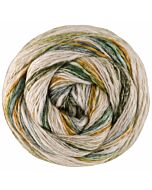Lana Grossa Gomitolo Hippie kleur 3036 (crème/bruin/antraciet)