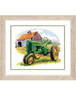  Borduurpakket  groene tractor van vervaco pn-0146927
