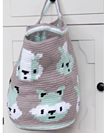 Haakpakket DenDennis Mochilla tas mint