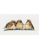 Heritage Crafts borduurpakket Three's a Crowd 544A