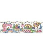 Heritage Crafts borduurpakket Sewing Room 1398A