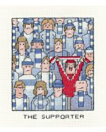 Heritage Crafts borduurpakket the Supporter 1599A telpatroon
