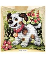 Hondje kussen om te borduren