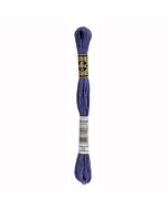 Borduurzijde DMC Mouline Special 117 kl.32 donker blauw/paars