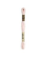 borduurzijde DMC Mouline Special 117 kl.819 licht poeder roze
