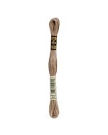 Borduurzijde DMC Mouline Special 117 kl.841 donker bruin/beige