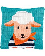Kinder borduurpakket kussen lammetje van Vervaco pn-0191637