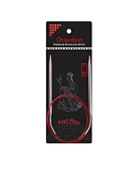 ChiaoGoo Knit RED 6.0mm met 100cm lengte