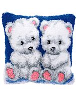 Knoopkussen pakket 2 ijsbeertjes van Vervaco pn-0014150