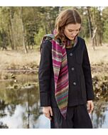 Lana Grossa asymmetrische stola breien van Ecopuno en Colorissimo (DC9,M17)
