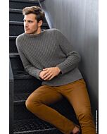 Lana Grossa Cool Wool heren trui breien 