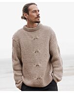 Lana Grossa heren trui met kabels breien van Alta Moda Cashmere 16 (C27,M43)