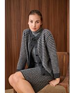 Lana Grossa dames rok haken van Cashmere 16 fine en Glamour (C29,M23)