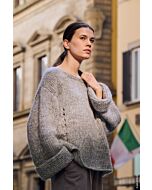 Lana Grossa dames trui breien van Nebbia en Superkid Seta (N1,M16)