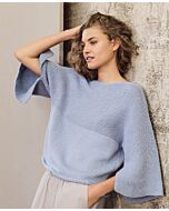 Lana Grossa dames trui met mouwsplitten breien van Summer Softness (LB20,M25)