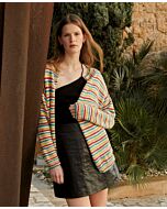 Lana Grossa gestreept vest breien van Ecco en Alta Moda Cotolana (F63, M42)