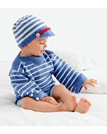 Lana Grossa gestreepte baby trui van Cool Wool baby incl.Infanti Edition 1