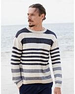 Lana Grossa gestreepte heren trui van Cool Wool & Cool Wool Vintage (C27,M52)