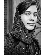 Lana Grossa hoofddoek breien van Cosmo en Superkid Seta (N1,M5)