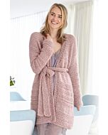 Lana Grossa lang vest in ribbelpatronen (m41)