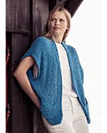 Lana Grossa mouwloos dames vest breien van About Berlin Funky